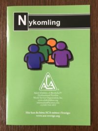 First ACA literature printed in Europe